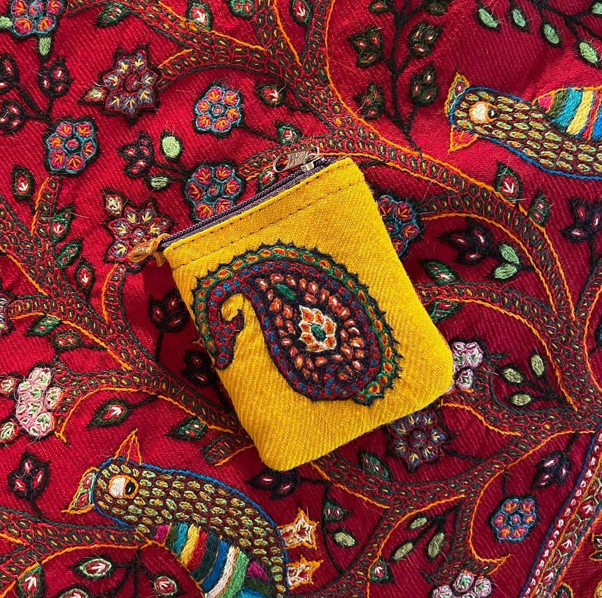 Paisley Coin Pouch