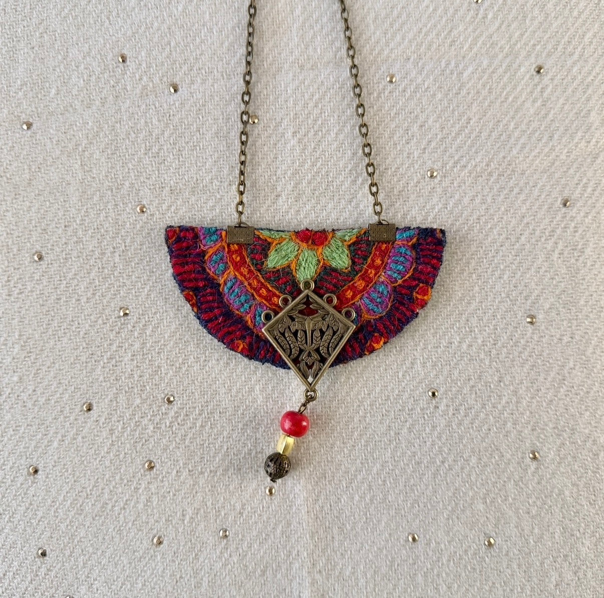 Needlework Necklace 033