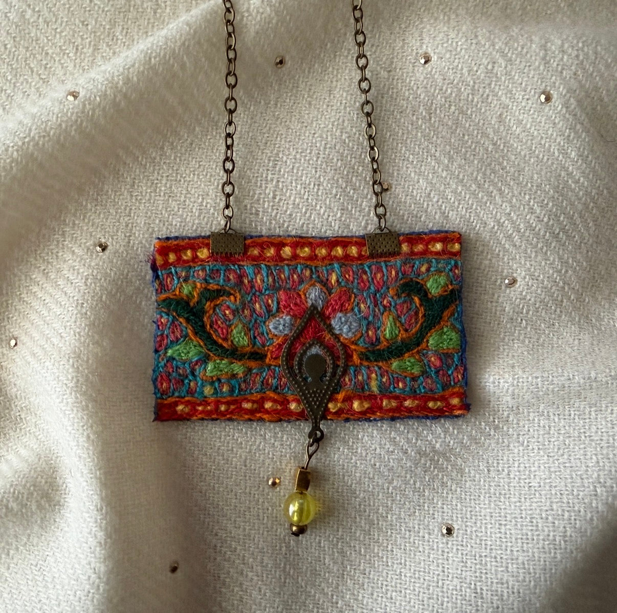 Needlework Necklace 037