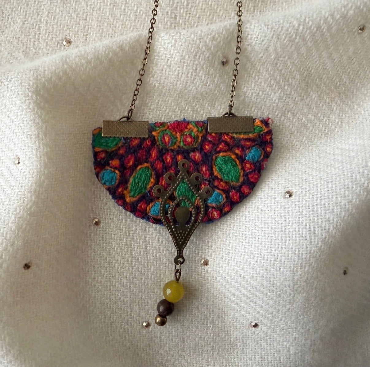 Needlework Necklace 038