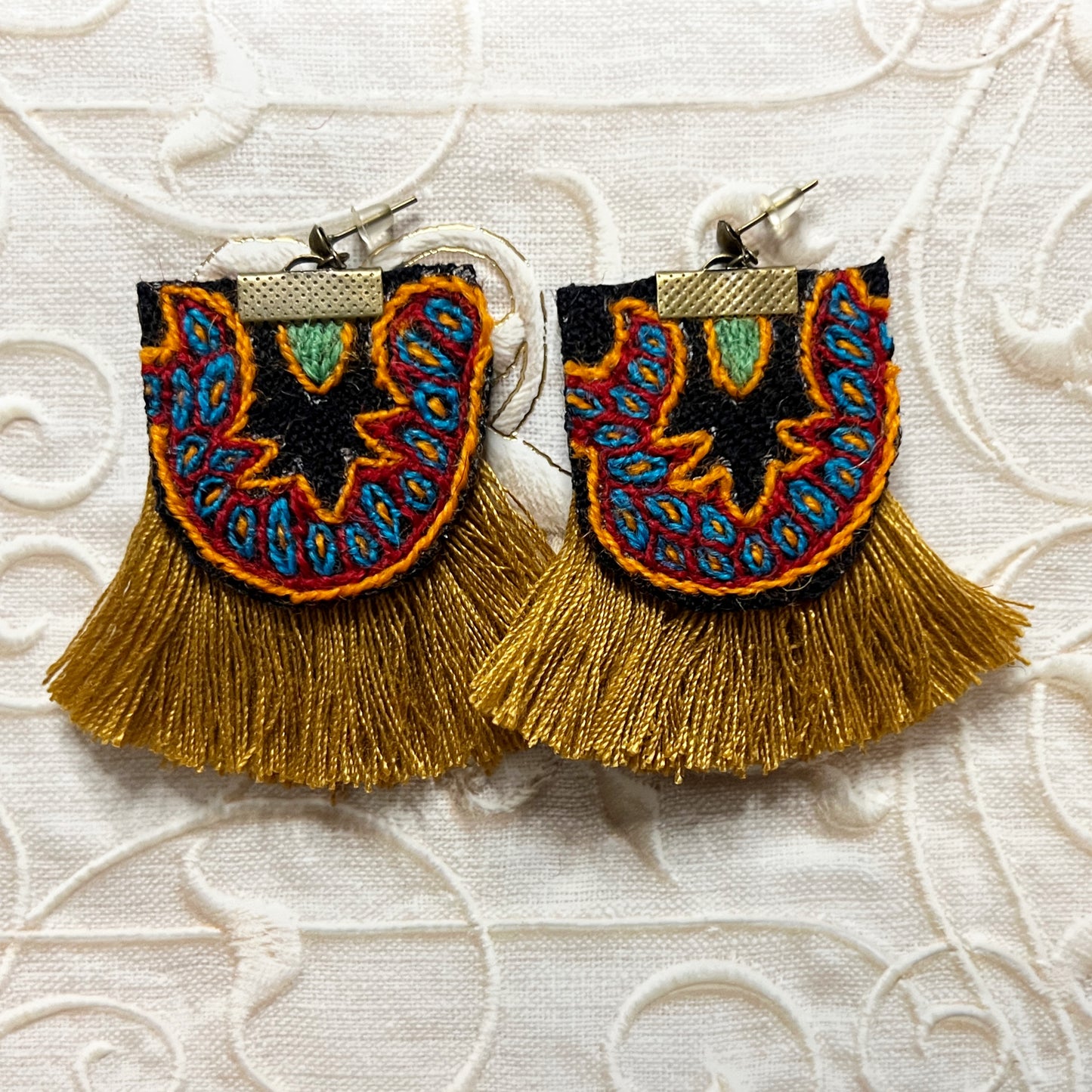 Fringed Earrings 009