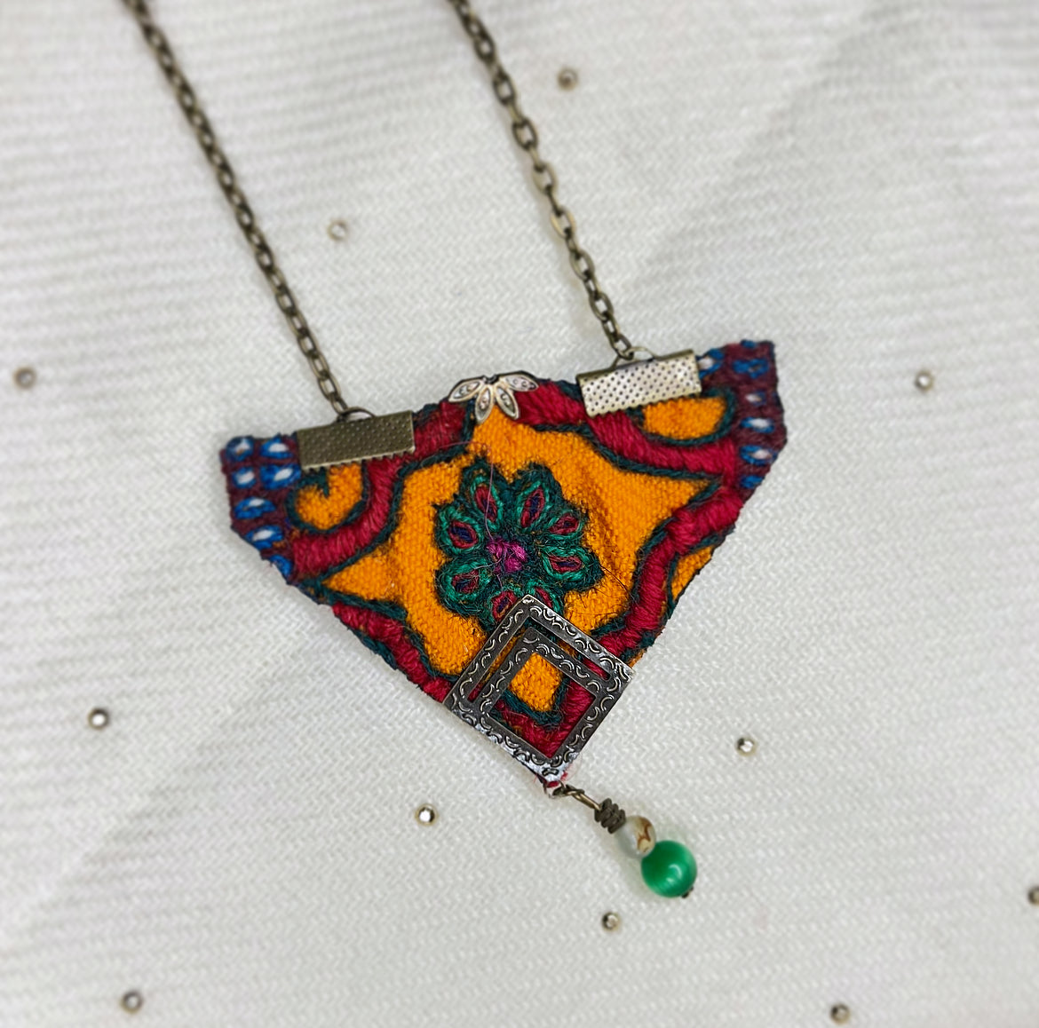 Needlework Necklace 016