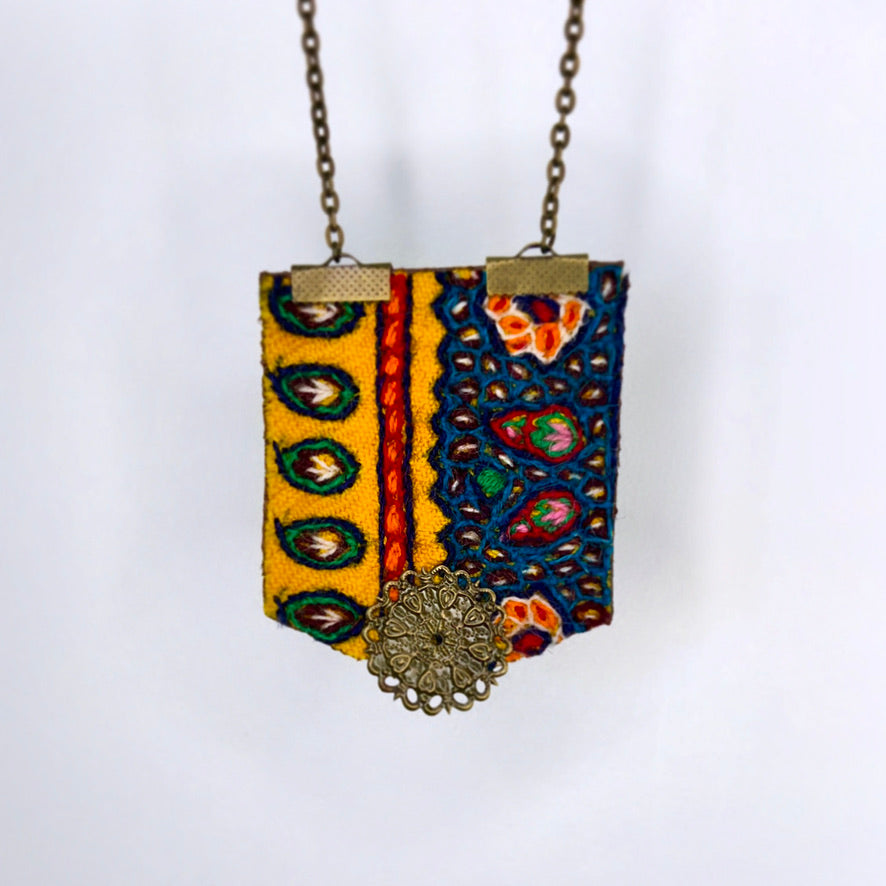 Needlework Necklace 006