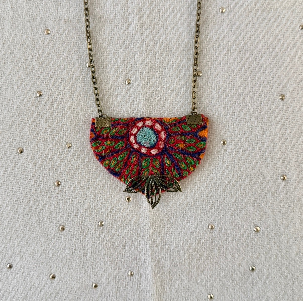 Needlework Necklace 034