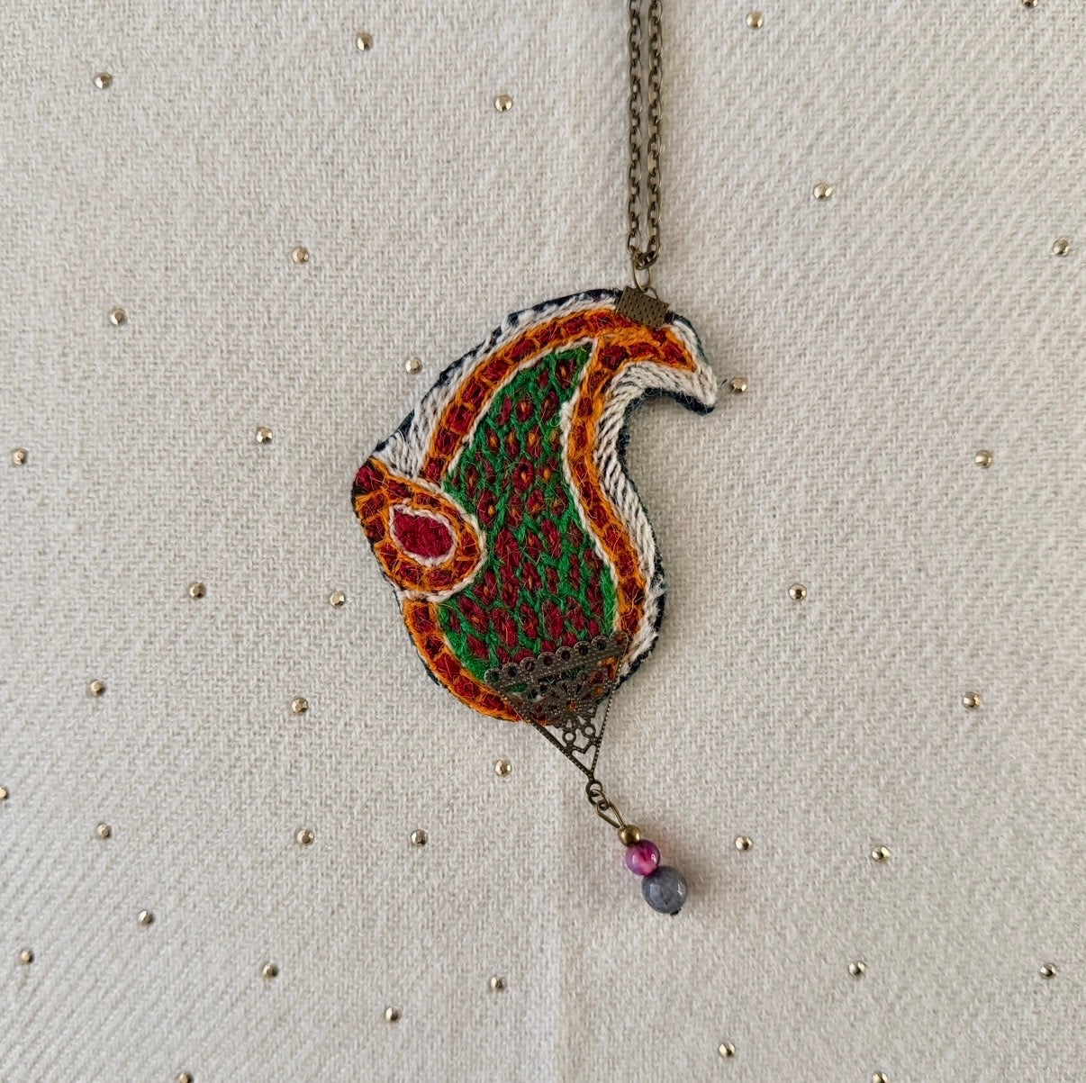 Needlework Necklace 036