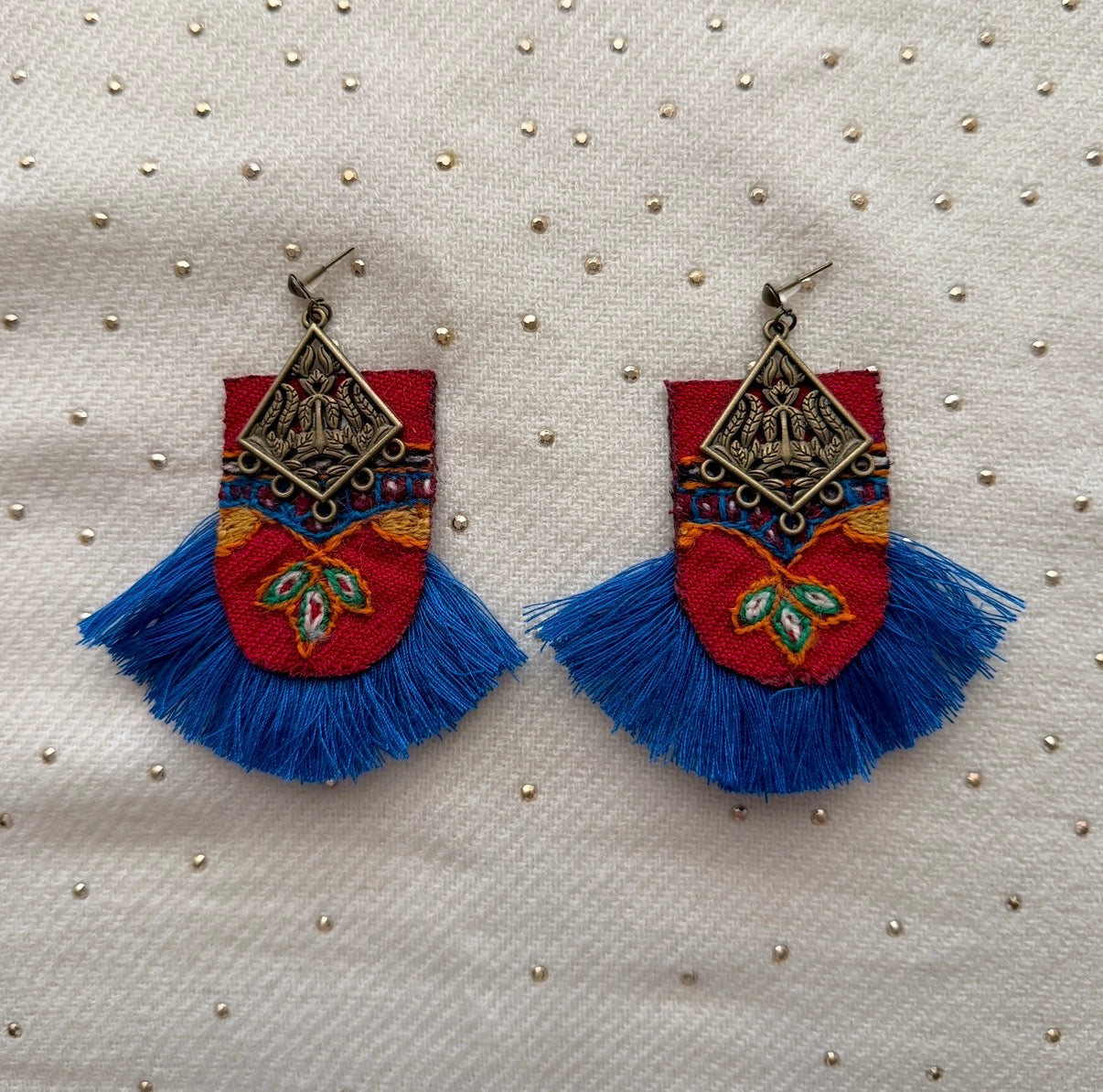 Fringed Earrings 019