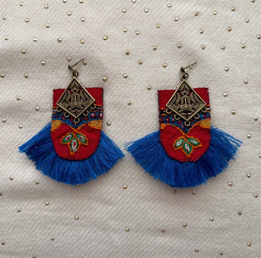 Fringed Earrings 019