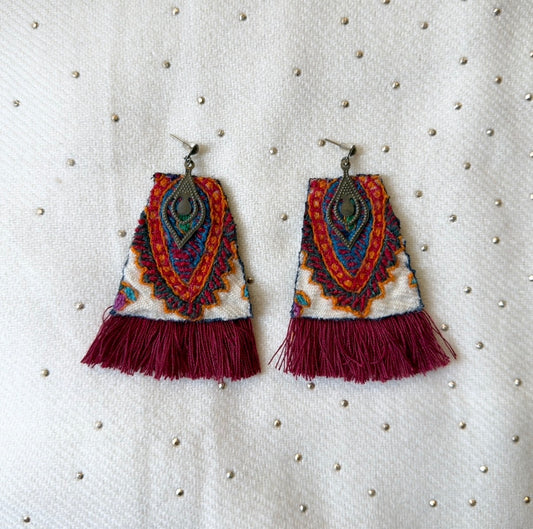 Fringed Earrings 021