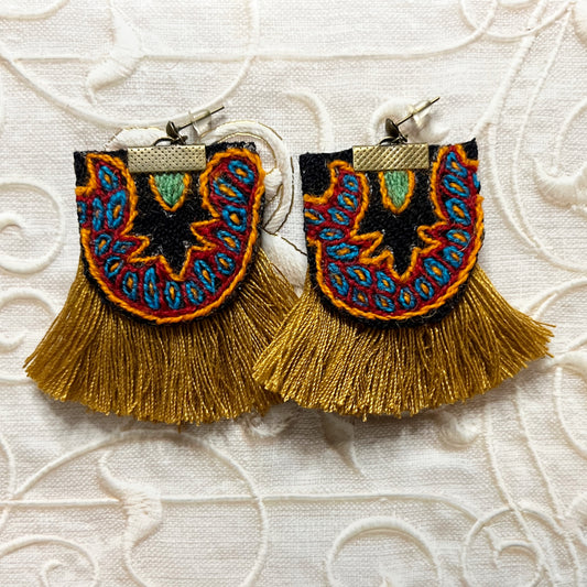 Fringed Earrings 009