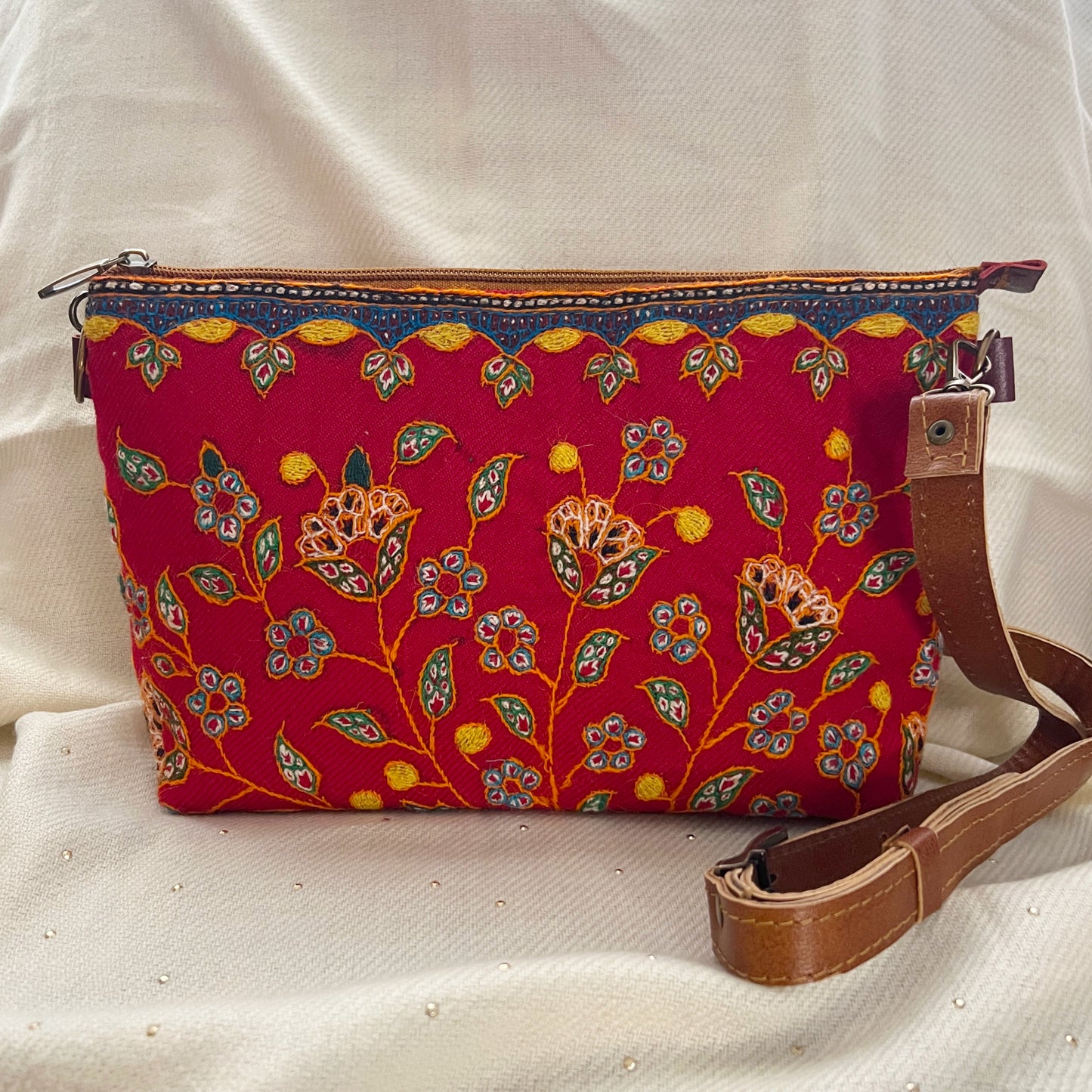 Garden Crossbody (Ruby)