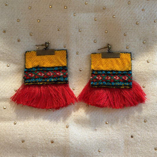 Fringed Earrings 016