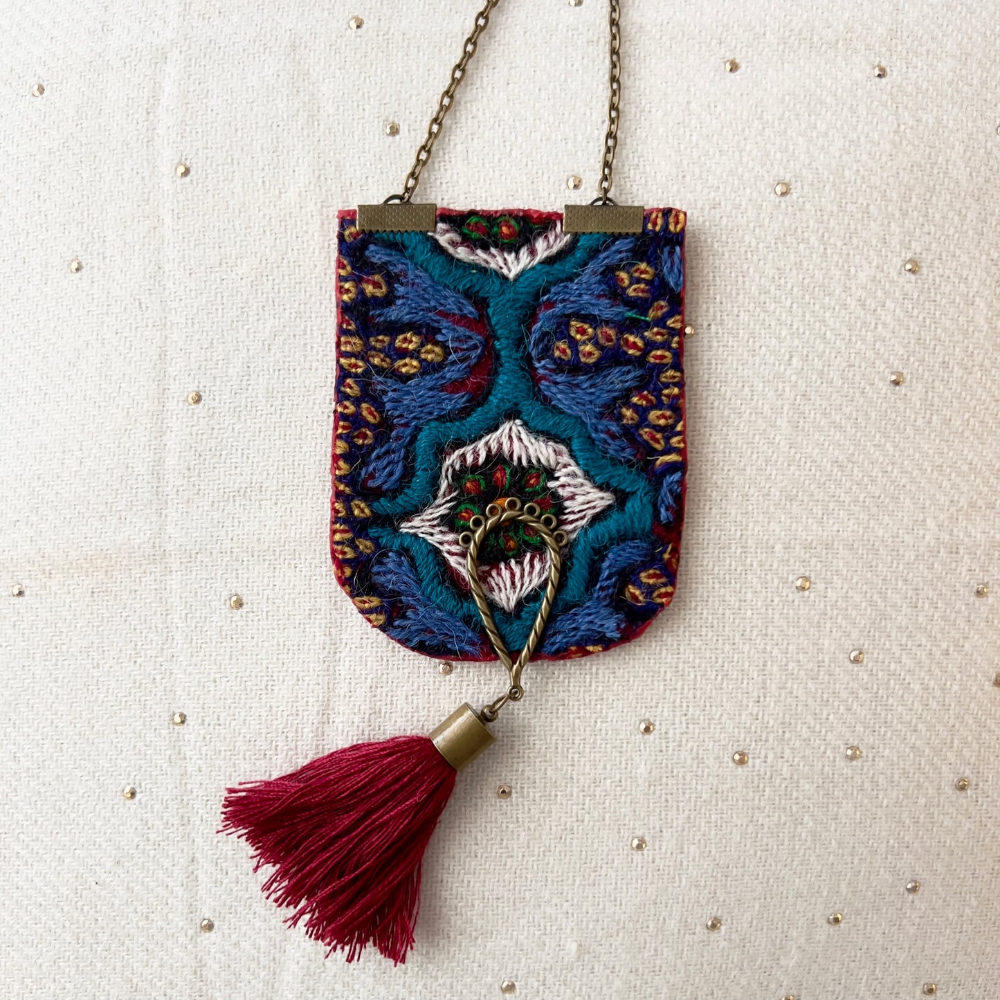 Large Needlework Necklace 011