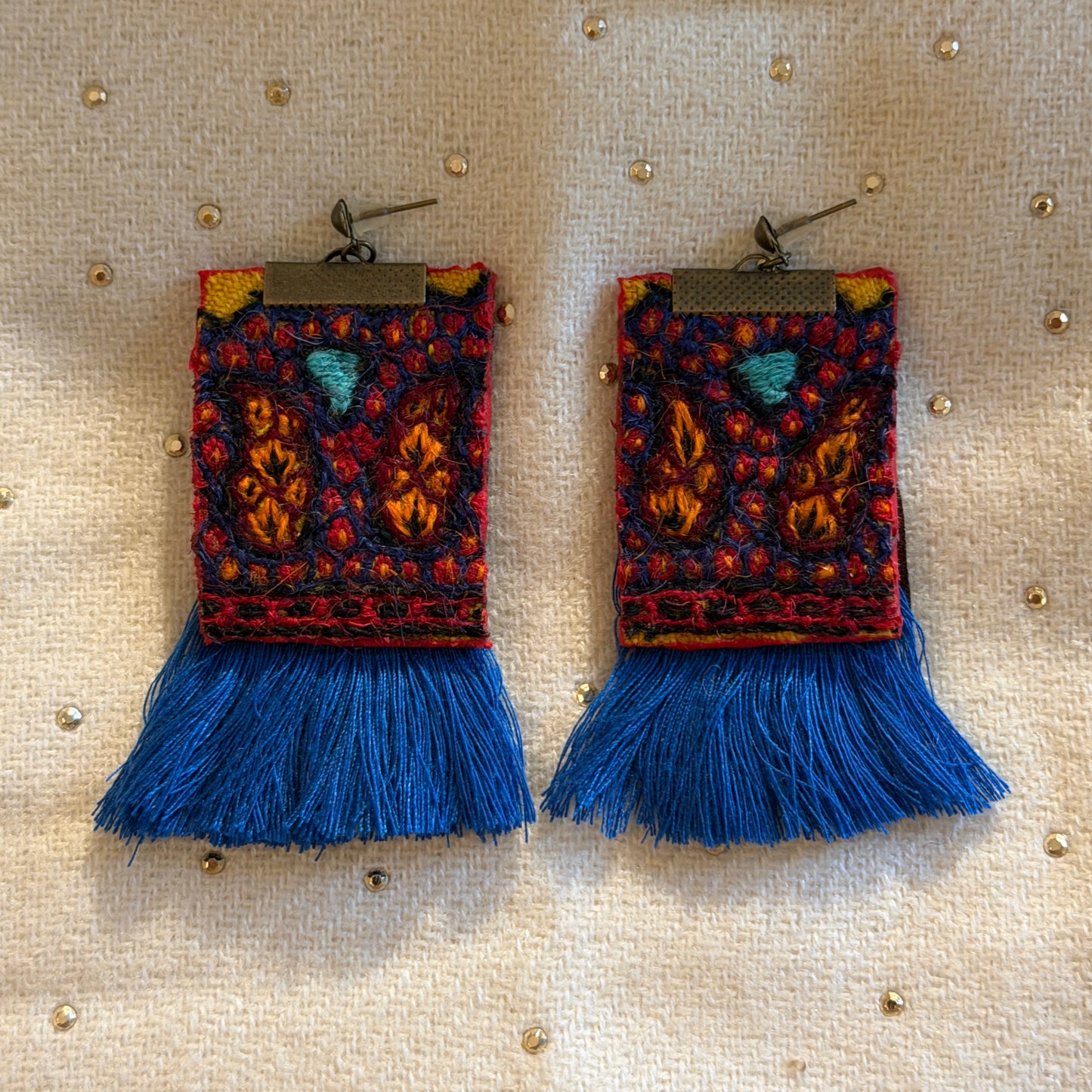 Fringed Earrings 015