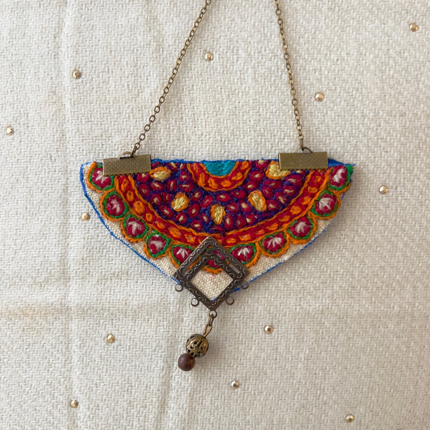 Needlework Necklace 025