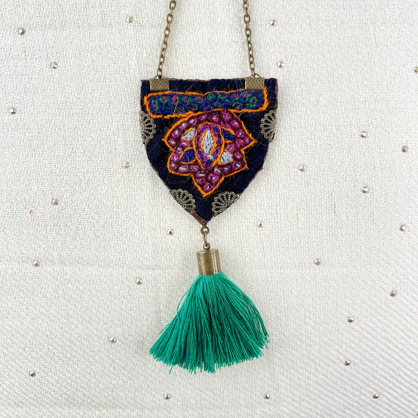 Needlework Necklace 029