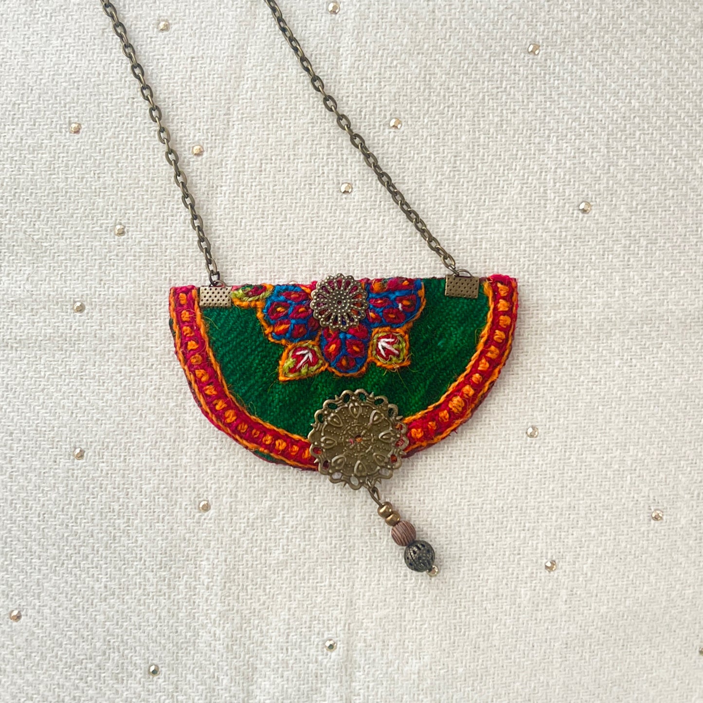 Needlework Necklace 028